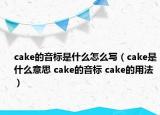cake的音标是什么怎么写（cake是什么意思 cake的音标 cake的用法）