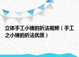 立体手工小猪的折法视频（手工之小猪的折法优质）
