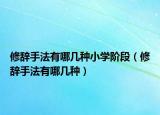 修辞手法有哪几种小学阶段（修辞手法有哪几种）