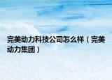 完美动力科技公司怎么样（完美动力集团）