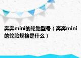 奔奔mini的轮胎型号（奔奔mini的轮胎规格是什么）