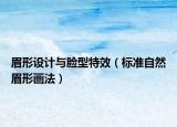 眉形设计与脸型特效（标准自然眉形画法）