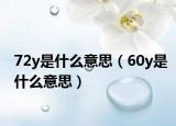 72y是什么意思（60y是什么意思）