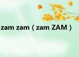zam zam（zam ZAM）