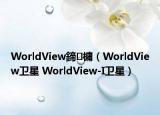 WorldView鍗槦（WorldView卫星 WorldView-I卫星）