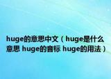huge的意思中文（huge是什么意思 huge的音标 huge的用法）