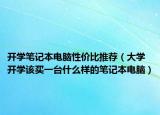 开学笔记本电脑性价比推荐（大学开学该买一台什么样的笔记本电脑）
