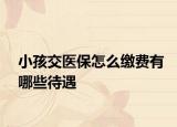 小孩交医保怎么缴费有哪些待遇