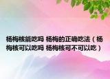 杨梅核能吃吗 杨梅的正确吃法（杨梅核可以吃吗 杨梅核可不可以吃）