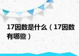17因数是什么（17因数有哪些）