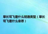 草长莺飞是什么短语类型（草长莺飞是什么意思）