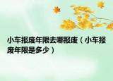 小车报废年限去哪报废（小车报废年限是多少）