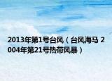2013年第1号台风（台风海马 2004年第21号热带风暴）