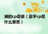 澜的cp是谁（蓝宇cp是什么意思）