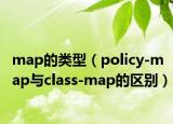 map的类型（policy-map与class-map的区别）