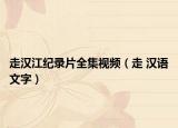 走汉江纪录片全集视频（走 汉语文字）