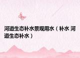 河道生态补水景观用水（补水 河道生态补水）