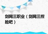 剑网三职业（剑网三捏脸吧）