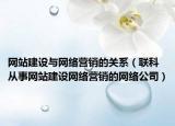 网站建设与网络营销的关系（联科 从事网站建设网络营销的网络公司）