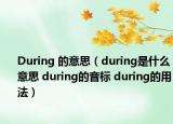During 的意思（during是什么意思 during的音标 during的用法）