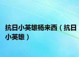 抗日小英雄杨来西（抗日小英雄）