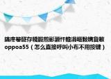 鎬庝箞鐩存帴鍛煎彨灏忓竷涓嶇敤鎸夐敭oppoa55（怎么直接呼叫小布不用按键）
