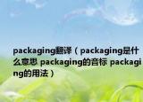 packaging翻译（packaging是什么意思 packaging的音标 packaging的用法）