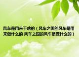 风车是用来干啥的（风车之国的风车是用来做什么的 风车之国的风车是做什么的）