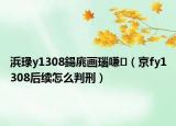 浜琭y1308鍚庣画瑙嗛（京fy1308后续怎么判刑）
