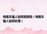 电瓶车撞人如何报保险（电瓶车撞人如何处理）