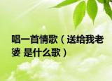 唱一首情歌（送给我老婆 是什么歌）