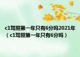 c1驾照第一年只有6分吗2021年（c1驾照第一年只有6分吗）