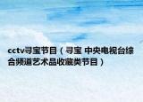 cctv寻宝节目（寻宝 中央电视台综合频道艺术品收藏类节目）