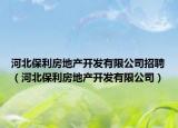 河北保利房地产开发有限公司招聘（河北保利房地产开发有限公司）