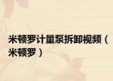 米顿罗计量泵拆卸视频（米顿罗）