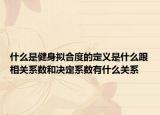 什么是健身拟合度的定义是什么跟相关系数和决定系数有什么关系