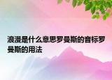 浪漫是什么意思罗曼斯的音标罗曼斯的用法