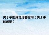 关于手的成语形容聪明（关于手的成语）