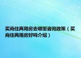 买商住两用房去哪里咨询政策（买商住两用房好吗介绍）