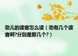 劲儿的读音怎么读（劲有几个读音啊?分别是那几个?）