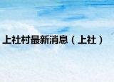 上社村最新消息（上社）