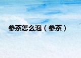 参茶怎么泡（参茶）