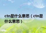 ctn是什么意思（ctn是什么意思）