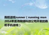 跑酷游戏runner（running man 2014年吉沛网络科技公司开发的跑酷手机游戏）