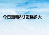 今日更新8寸蛋糕多大