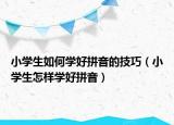 小学生如何学好拼音的技巧（小学生怎样学好拼音）
