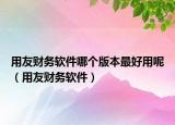 用友财务软件哪个版本最好用呢（用友财务软件）