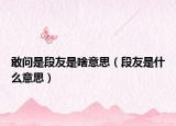 敢问是段友是啥意思（段友是什么意思）
