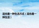 混也是一种生活方式（混也是一种生活）