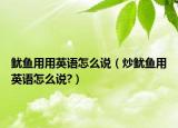 鱿鱼用用英语怎么说（炒鱿鱼用英语怎么说?）